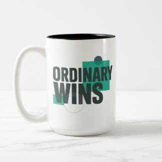 Ordinary, and proud of it! Statement graphic about Tweekleurige Koffiemok