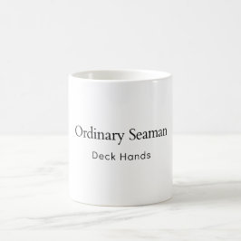 Ordinary Seaman Deck Hands Koffiemok