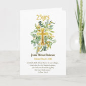 ORDINATIE JUBILEUM priesterpredikant deacon-mijnis Kaart (Voorkant)