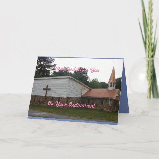 ordinatie-Kaart Kaart (Voorkant)