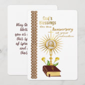 Ordination Anniversary  Feestdagenkaart (Voorkant / Achterkant)