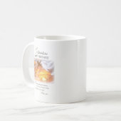 Ordination Jubileum Gift Mok, Cross Candle Koffiemok (Voorkant links)