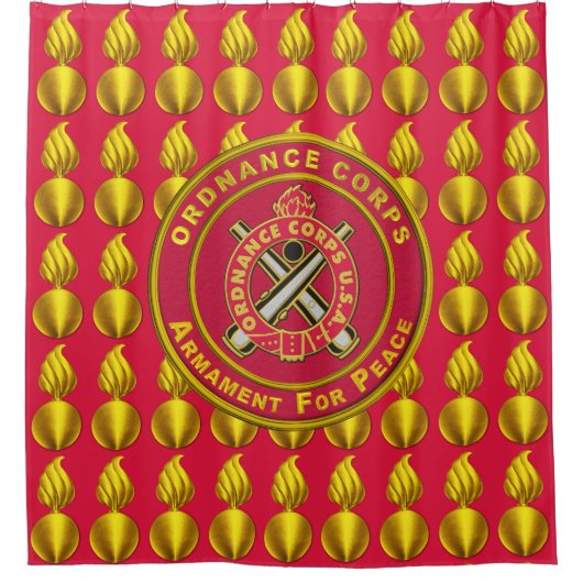 Ordnance Corps Douchegordijn (Voorkant)