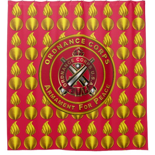 Ordnance Corps Douchegordijn (Voorkant)