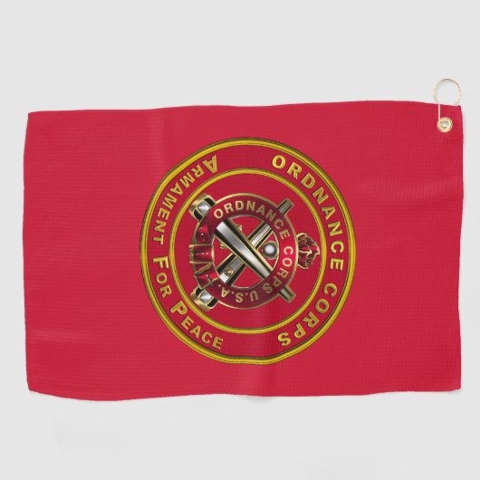 Ordnance Corps Golfhanddoek (Horizontaal)