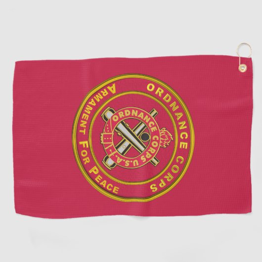 Ordnance Corps Golfhanddoek (Horizontaal)