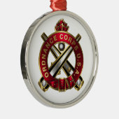 Ordnance Corps Metalen Ornament (Rechts)