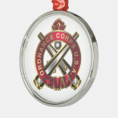 Ordnance Corps Metalen Ornament (Links)