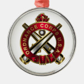 Ordnance Corps Metalen Ornament (Voorkant)