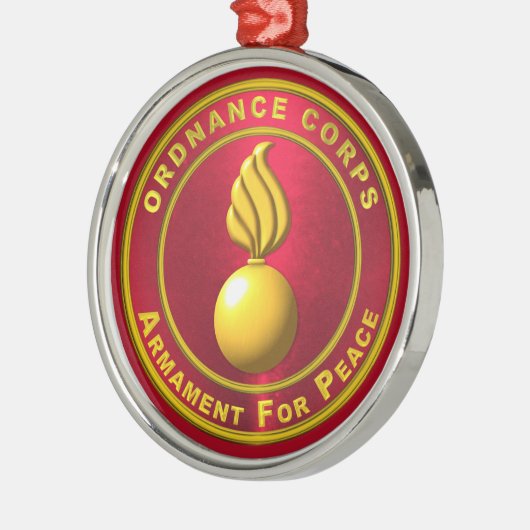 ORDNANCE CORPS METALEN ORNAMENT (Links)