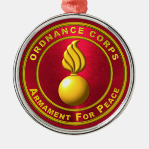 ORDNANCE CORPS METALEN ORNAMENT