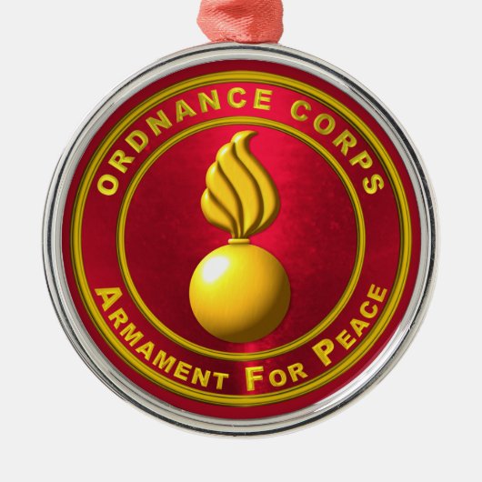 ORDNANCE CORPS METALEN ORNAMENT (Voorkant)