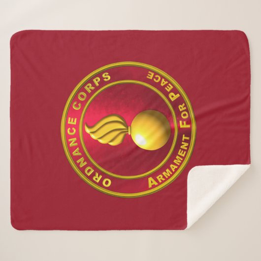 Ordnance Corps Sherpa Deken (Voorkant (horizontaal))