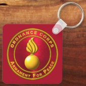 Ordnance Corps Sleutelhanger (Achterkant)