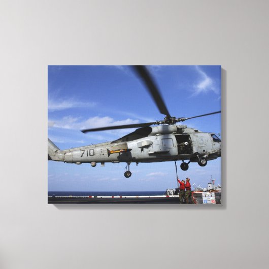 Ordnancemen verbinden transportkabels canvas afdruk (Voorkant)
