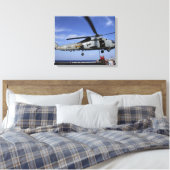 Ordnancemen verbinden transportkabels canvas afdruk (Insitu (Slaapkamer))