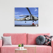 Ordnancemen verbinden transportkabels canvas afdruk (Insitu (Woonkamer))