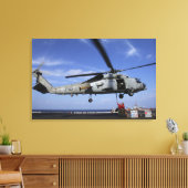 Ordnancemen verbinden transportkabels canvas afdruk (Insitu (Woonkamer))