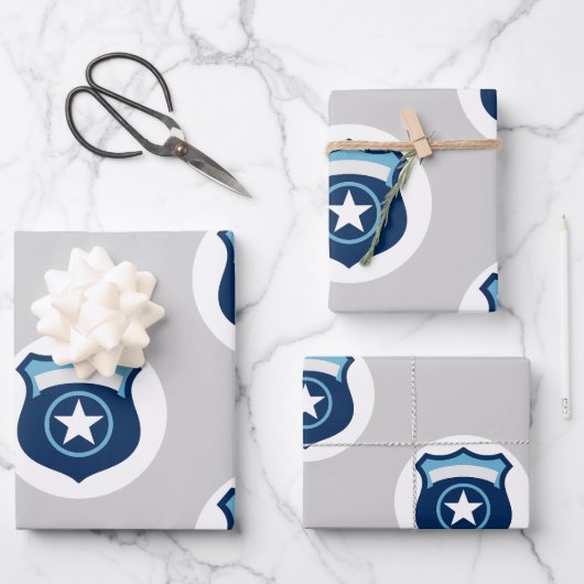 Ordningsdienst Badge Inpakpapier Vel (Voorkant)