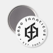Ordo Fanaticus ronde magneten (Voorkant / Achterkant)