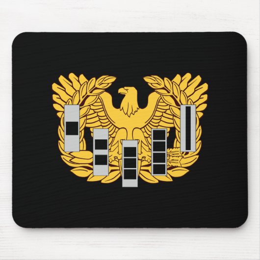 Ordonbaanofficier Mousepad Muismat (Voorkant)
