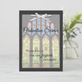 Ordonnement - gordelglas kaart (Staand voorkant)