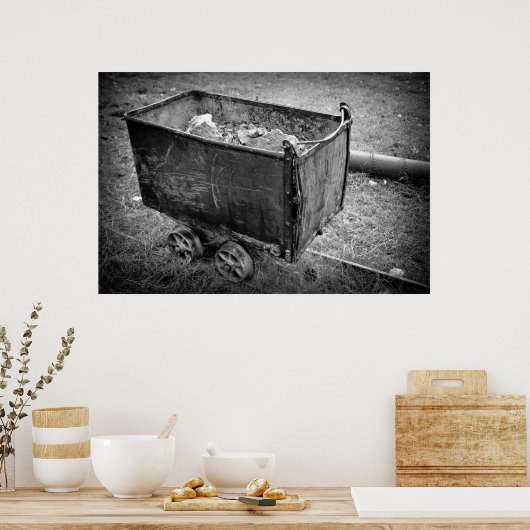Ore Cart Poster (Keuken)