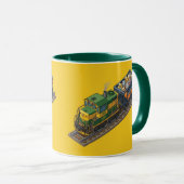 Ore Express Trein Hunter Green Combo Mok (Voorkant rechts)