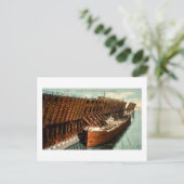 Ore laden in Duluth-Superior Harbour Briefkaart (Staand voorkant)