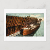 Ore laden in Duluth-Superior Harbour Briefkaart (Voorkant)
