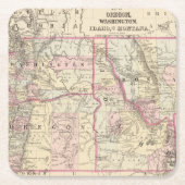 Ore, Wash, Ida, Mont Kartonnen Onderzetters (Voorkant)