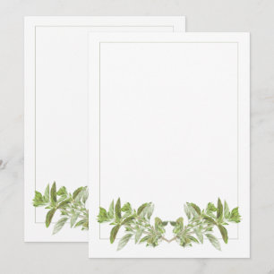 OREGANO 5x7 Platte Kaart / Verticaal