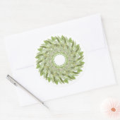 OREGANO KRANS Grote ronde Stickers (Envelop)