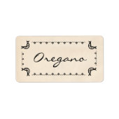  oregano-labels etiket (Voorkant)