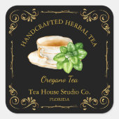  Oregano Tea Square Label (Voorkant)