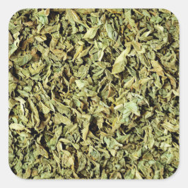 Oregano Vierkante Sticker