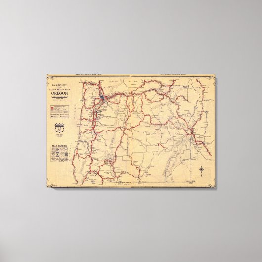 Oregon 6 canvas afdruk (Voorkant)