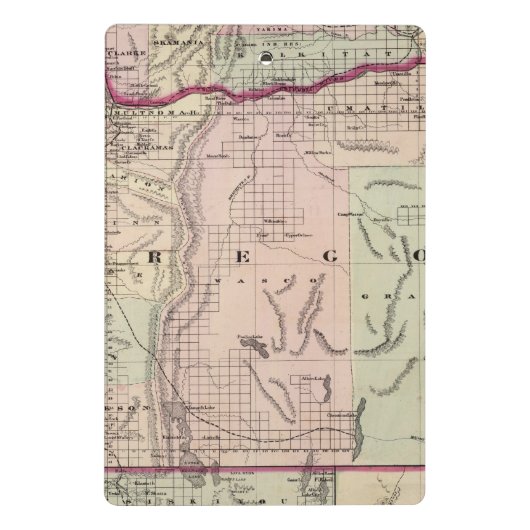 Oregon 6 mini klembord (Achterkant)