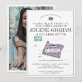 Oregon | Afstudeerfeest voor universiteit (Voorkant / Achterkant)