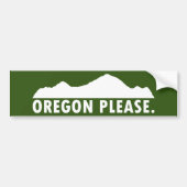 Oregon alsjeblieft bumpersticker (Voorkant)