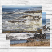 Oregon Beach Medley - Seastacks Golven & Zoutspray Inpakpapier Vel
