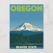 Oregon Beaver State Briefkaart (Voorkant)