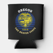 OREGON BEAVER STATE FLAG BLIKJESKOELER (Voorkant)