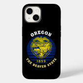 OREGON BEAVER STATE FLAG Case-Mate iPhone CASE (Achterkant)