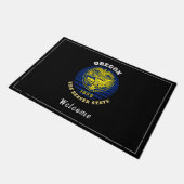OREGON BEAVER STATE FLAG DEURMAT (Schuin)