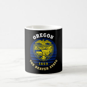OREGON BEAVER STATE FLAG KOFFIEMOK