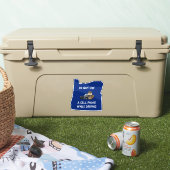 Oregon Beaver Trooper gebruikt geen cel tijdens he Sticker (Koeler)