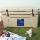 Oregon Beaver Trooper veiligheidsgordels redden le Sticker (Koeler)