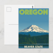 Oregon Beaversstaat Briefkaart (Voorkant / Achterkant)