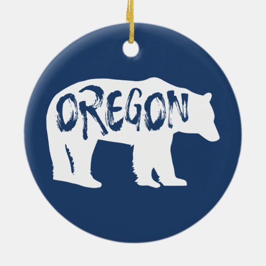 Oregon Beer Keramisch Ornament (Achterkant)